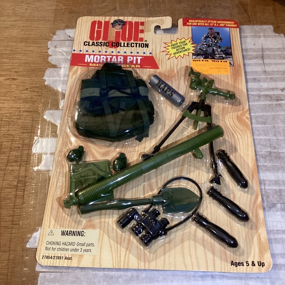 G.I. Joe Classic Collection Mortar Pit Mission Gear Set Hasbro Kenner 1996 - Picture 1 of 16